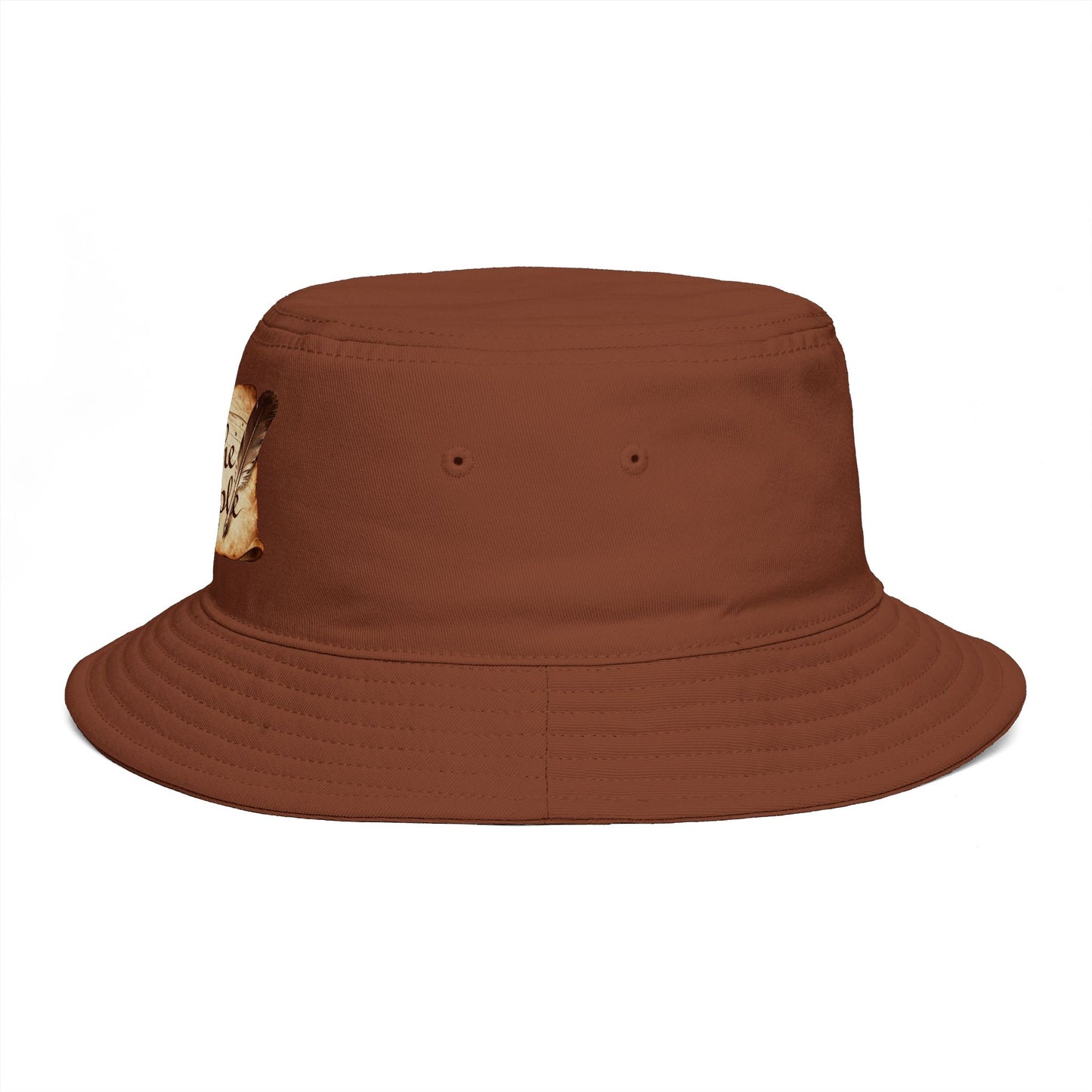 We The People Bucket Hat — Patriotic Vintage Parchment Design