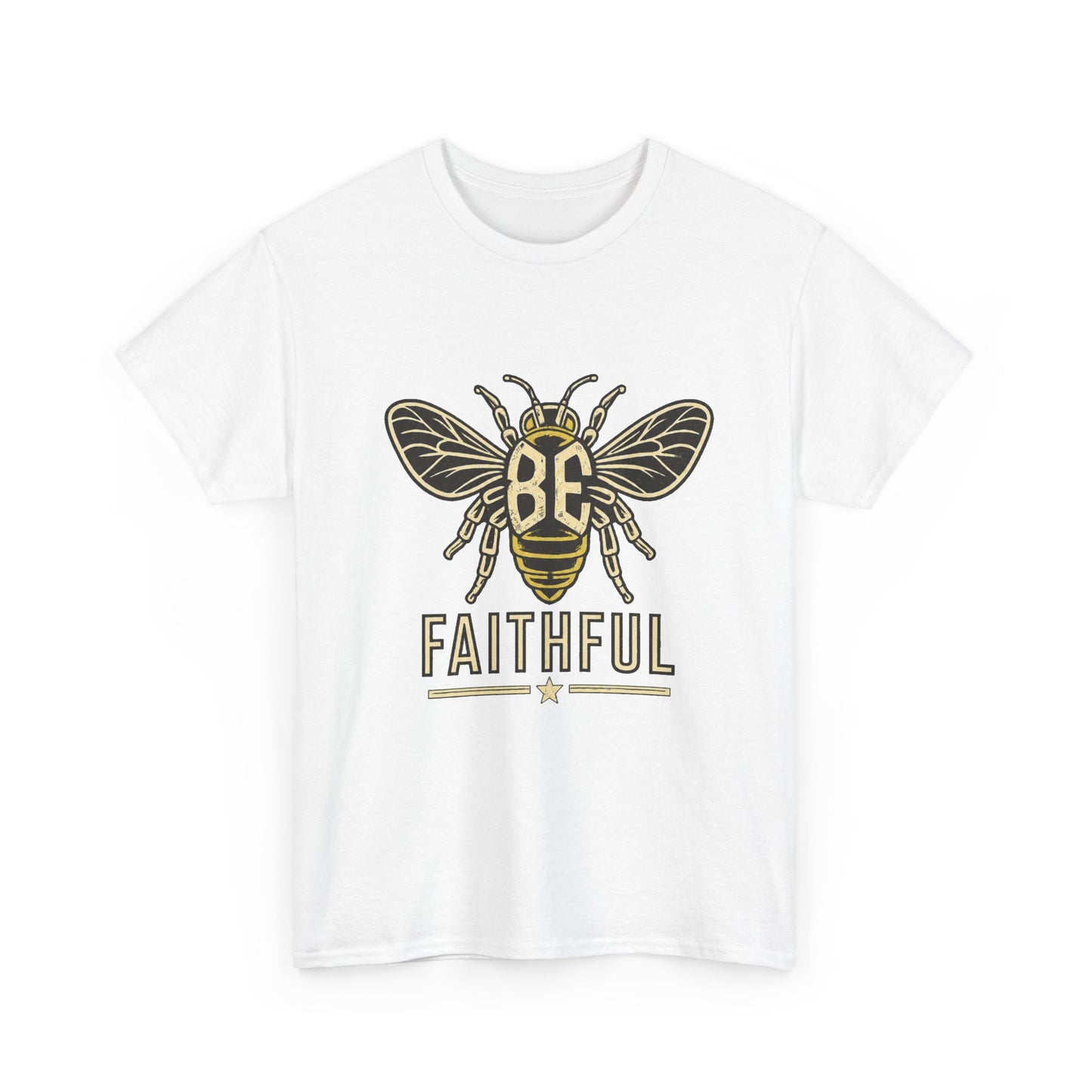 Bee Faithful T-Shirt — Inspirational Bee Graphic Tee