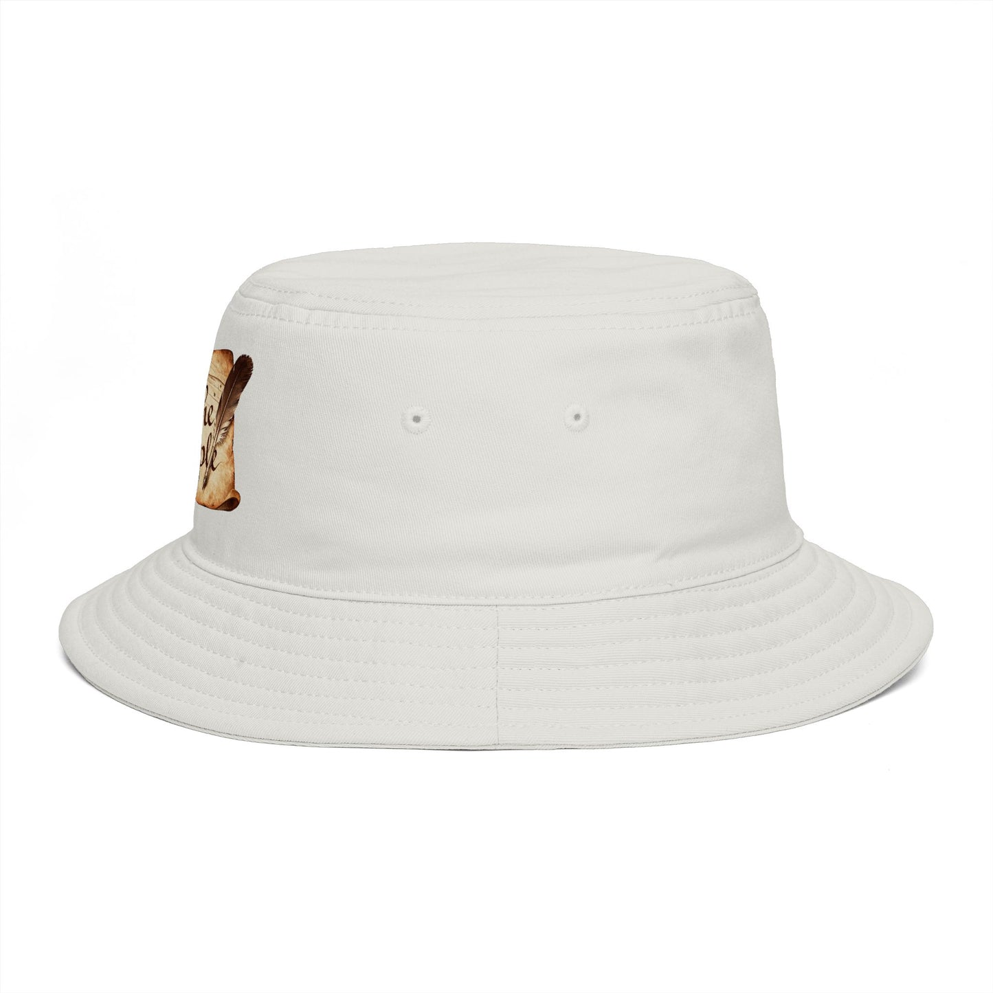 We The People Bucket Hat — Patriotic Vintage Parchment Design