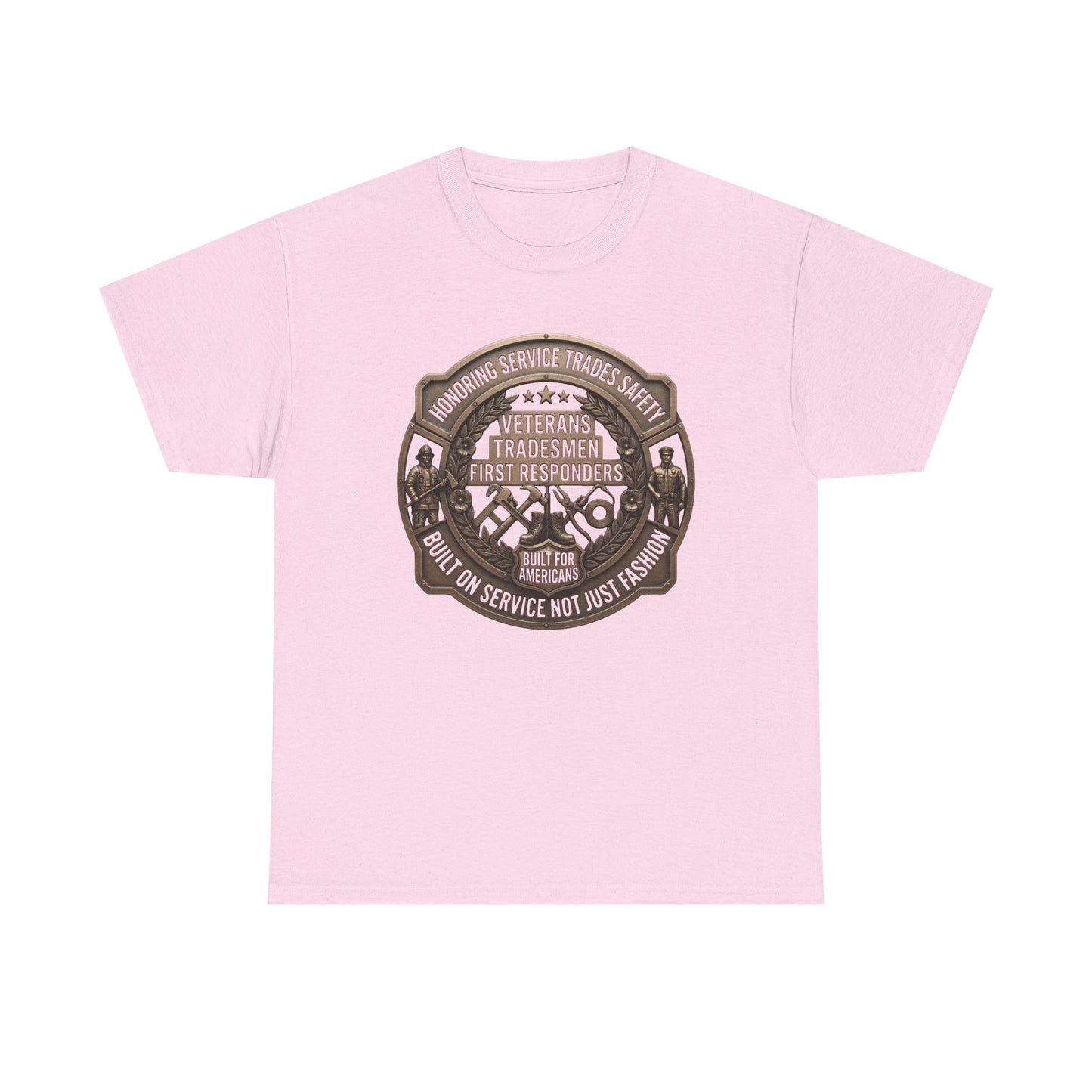Tradesmen & First Responders T‑Shirt — Veterans "Proud To Serve" Work Crew Tee