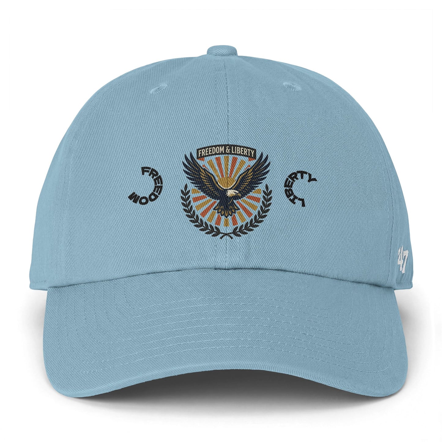 Clean Up Cap - Vintage Eagle Emblem Baseball Hat