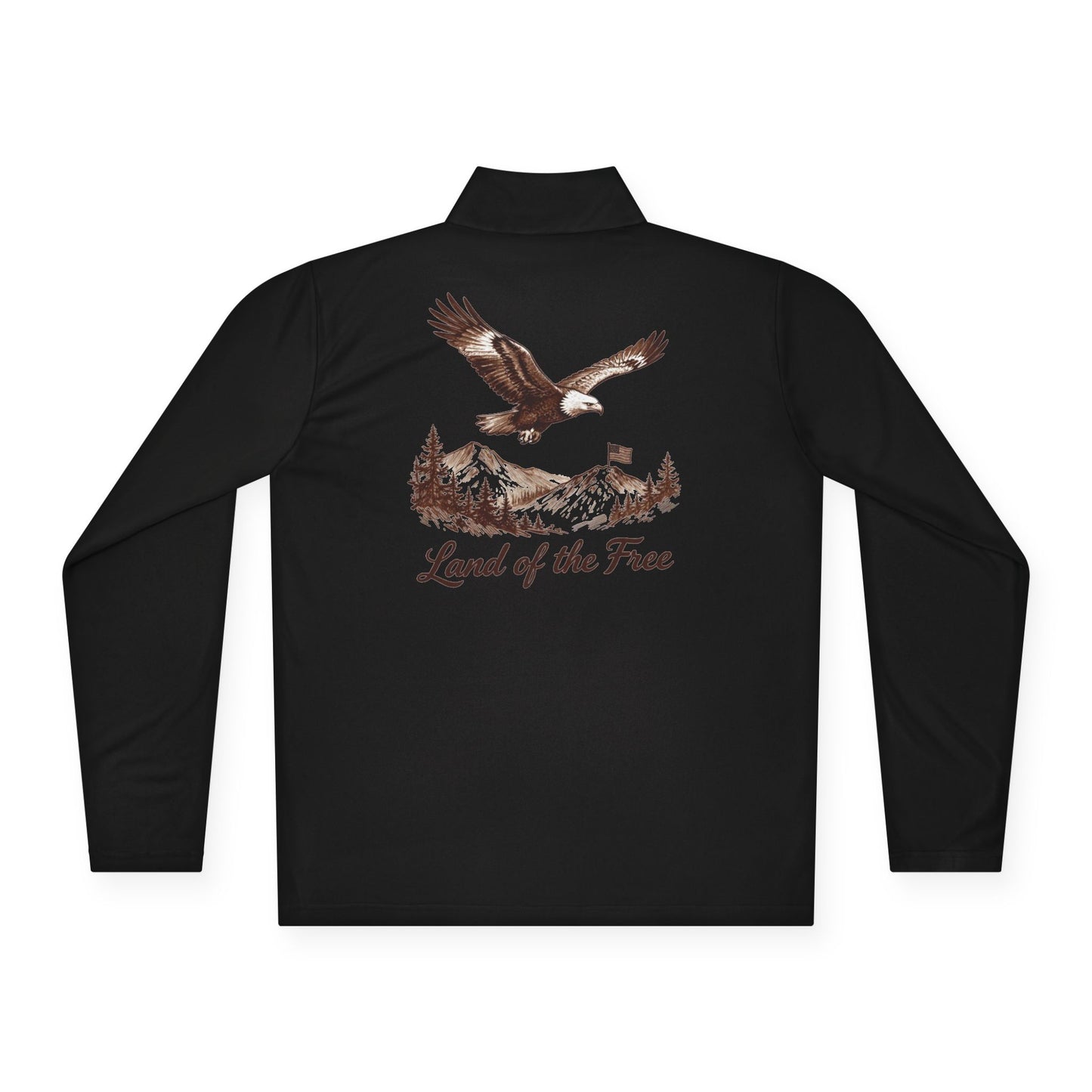 Pullover - 'Land of the Free' Eagle Quarter-Zip Pullover