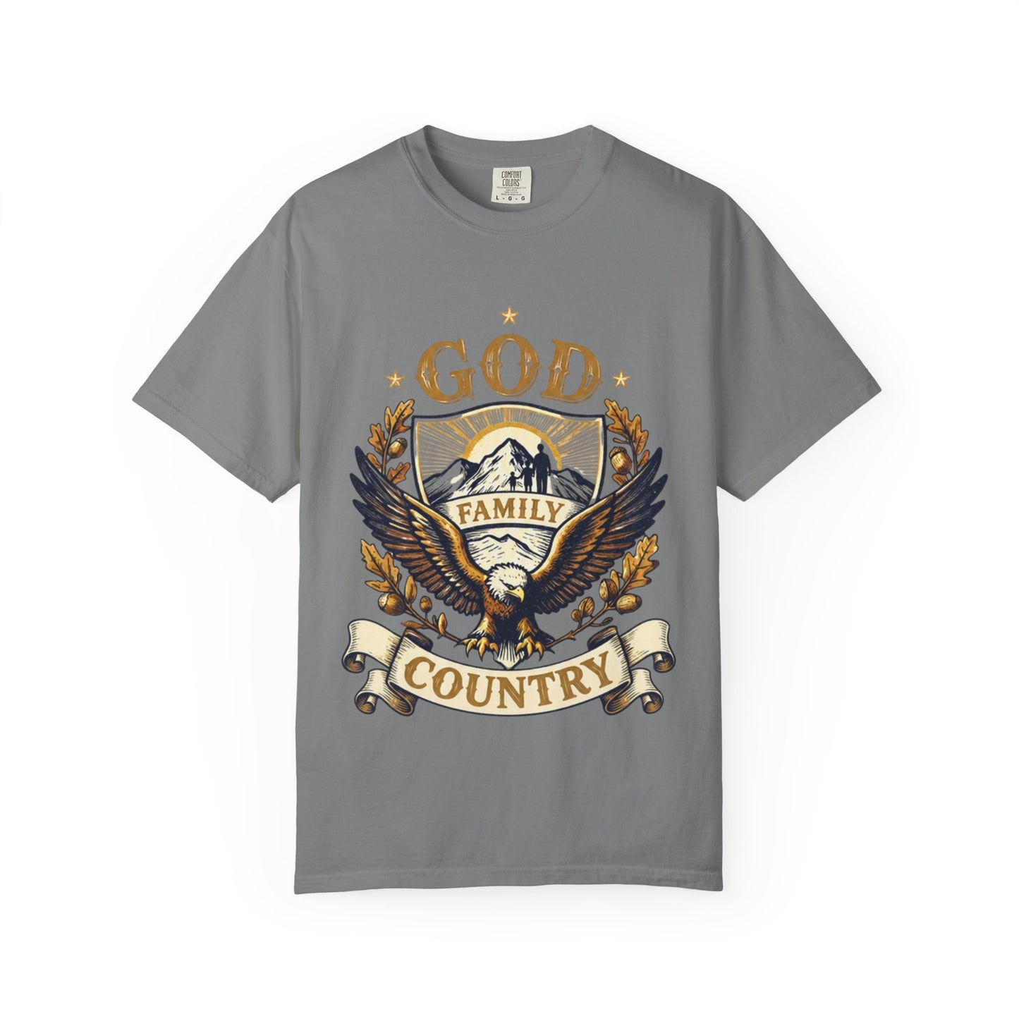 God Family Country Eagle T-Shirt