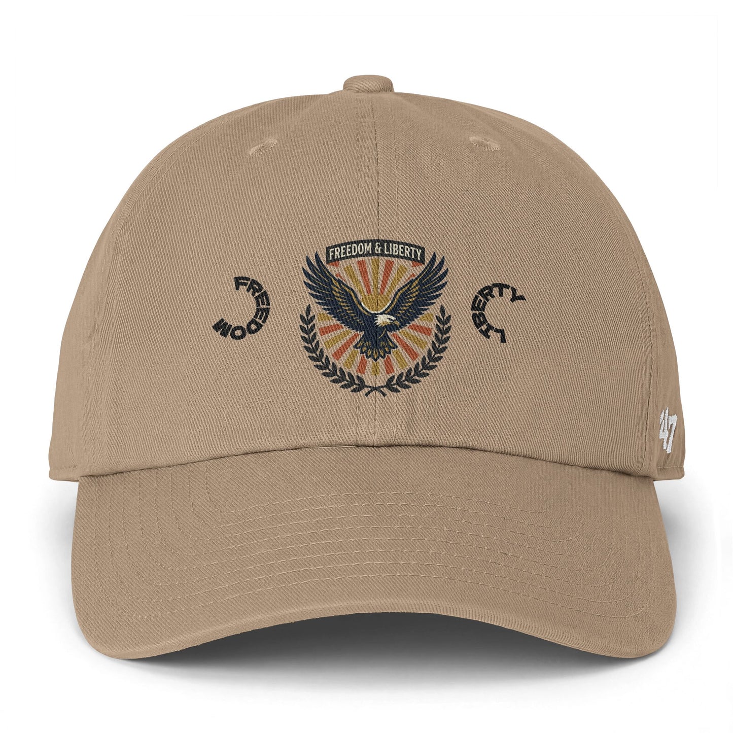 Clean Up Cap - Vintage Eagle Emblem Baseball Hat