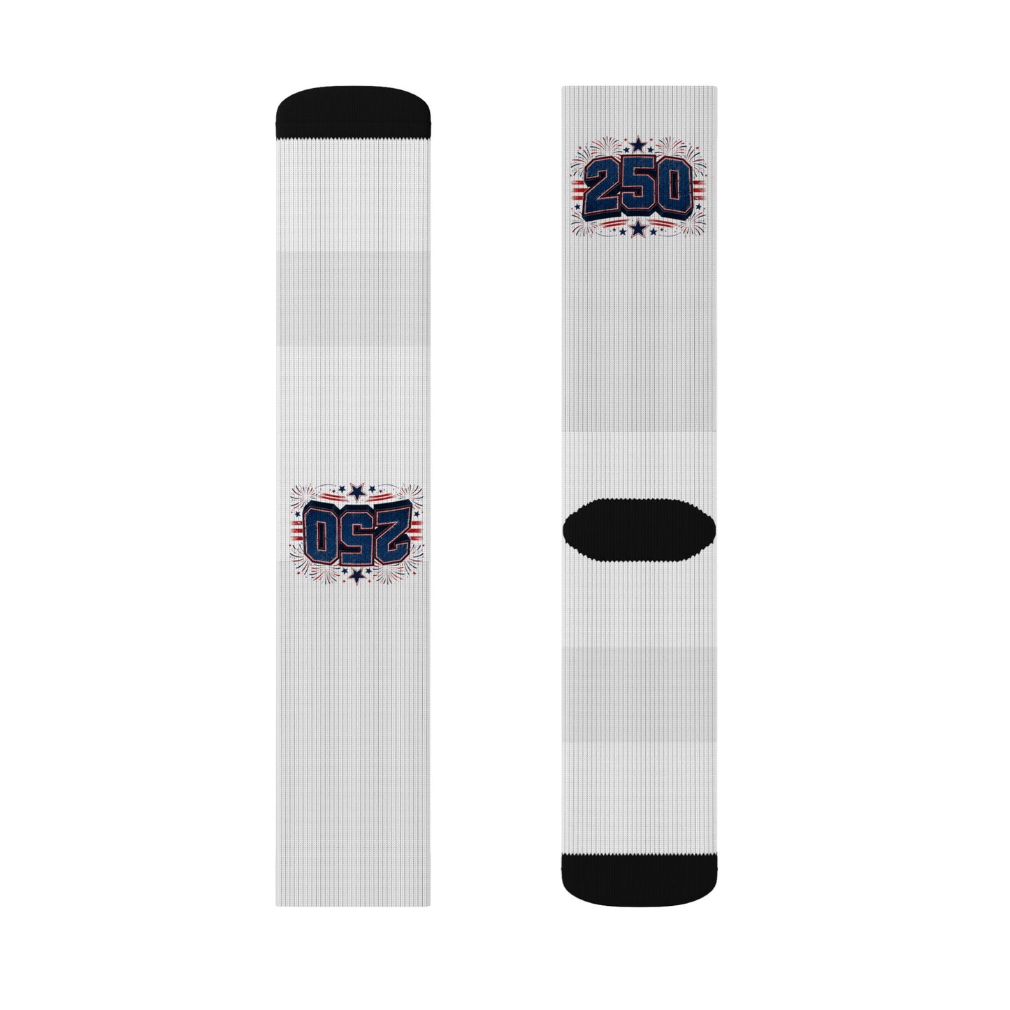 250 Racing Logo Sublimated Socks — Motorsport Fan Crew Socks