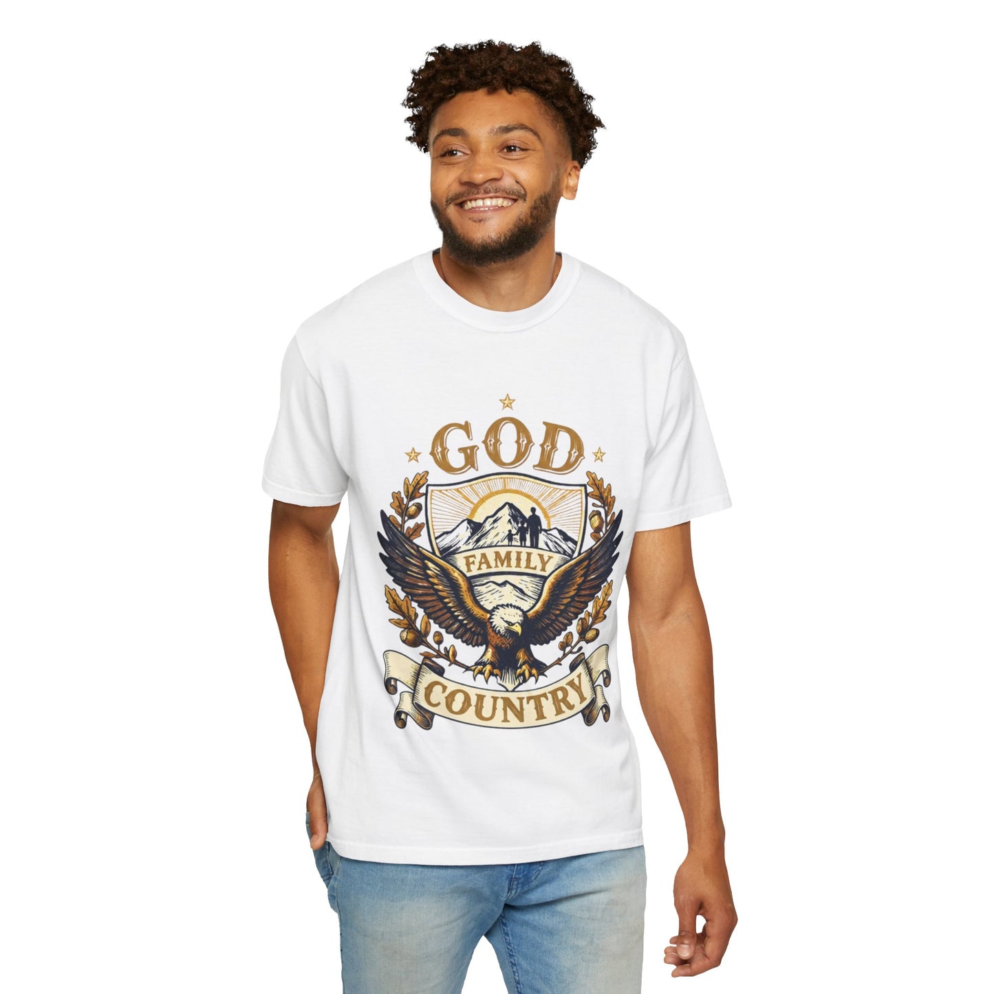 God Family Country Eagle T-Shirt