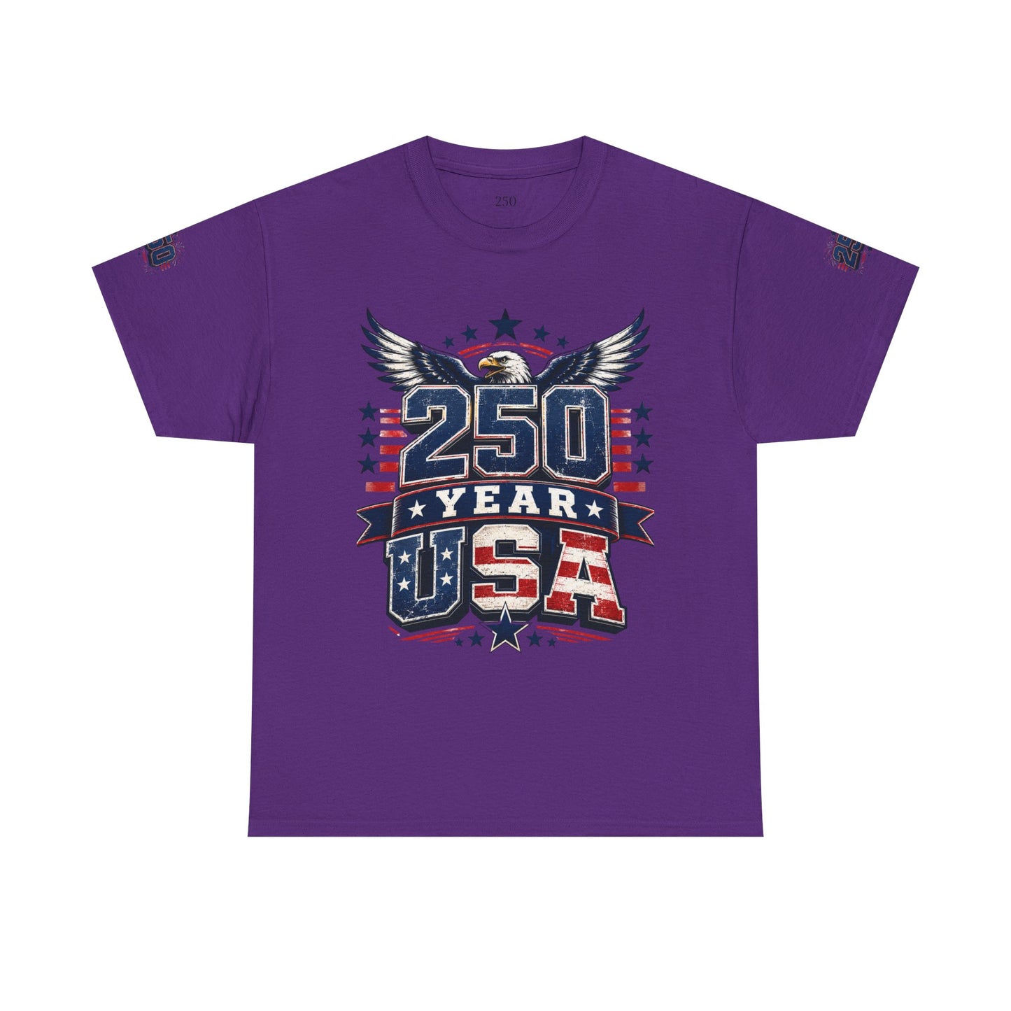 250 Year USA T-Shirt — Patriotic American Anniversary Tee