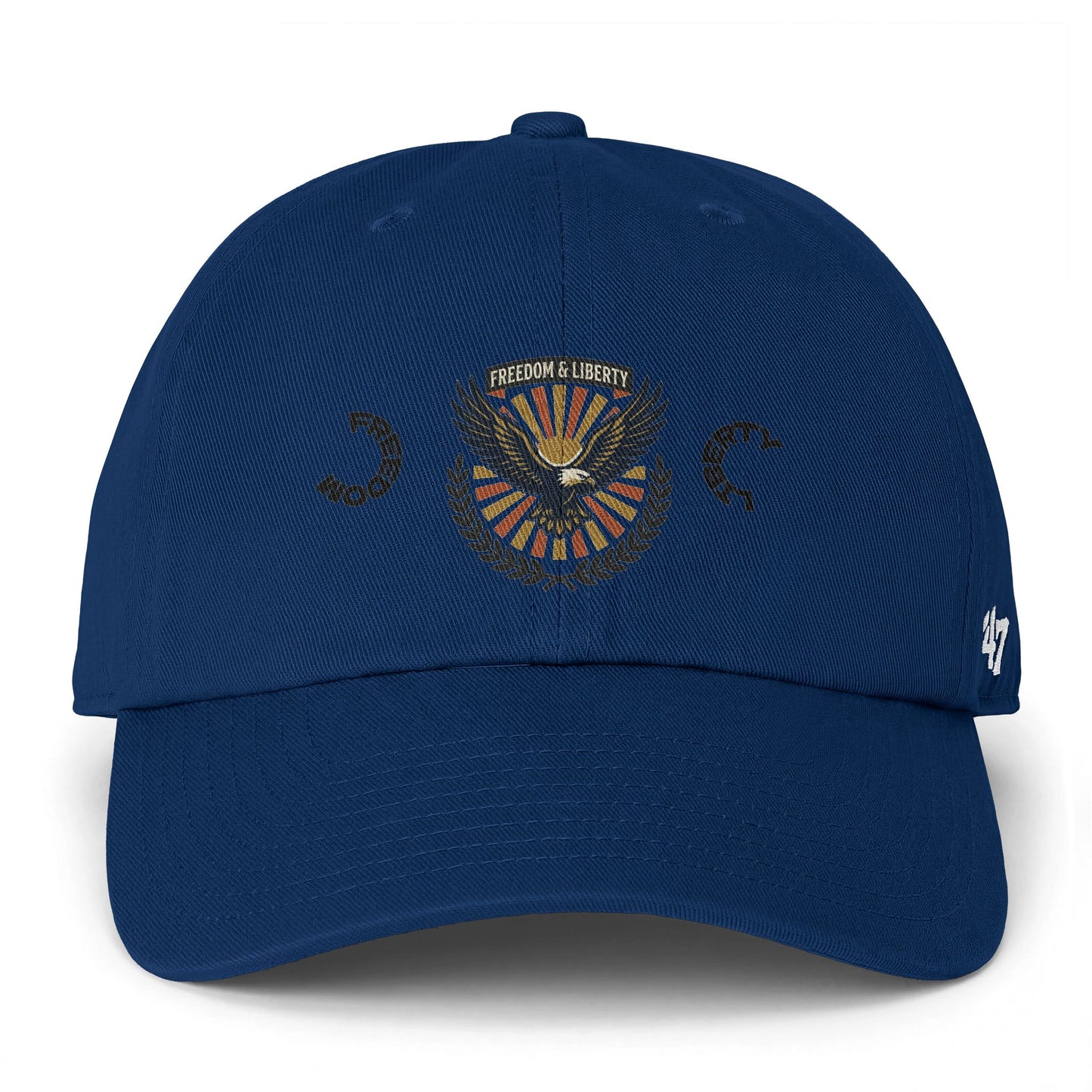 Clean Up Cap - Vintage Eagle Emblem Baseball Hat