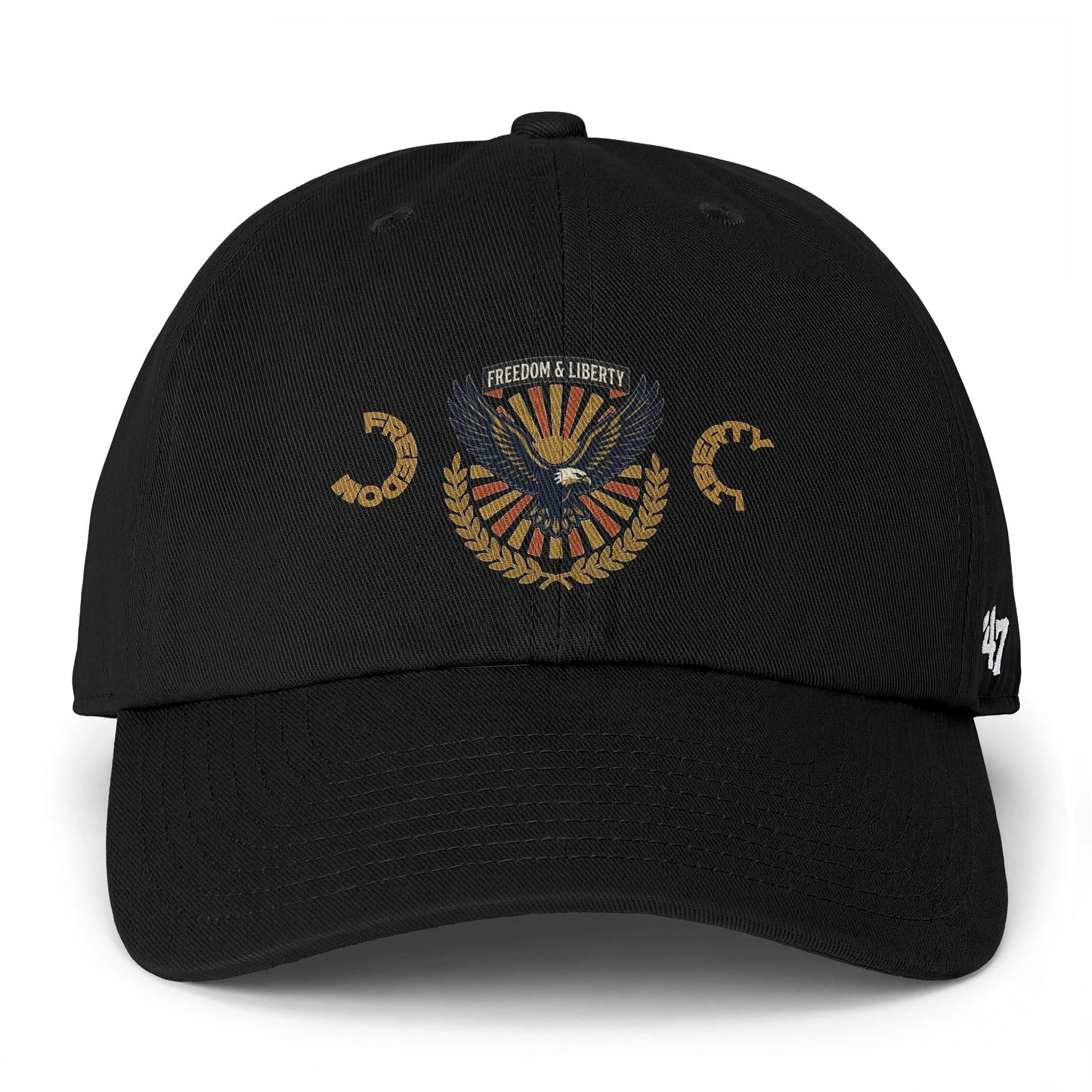 Clean Up Cap - Vintage Eagle Emblem Baseball Hat