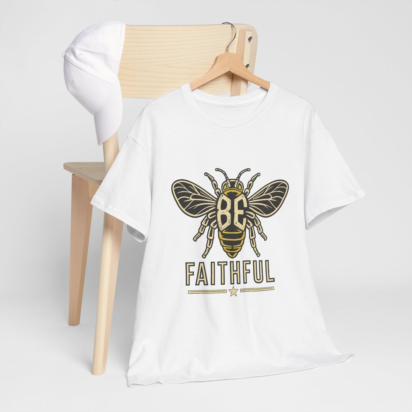 Bee Faithful T-Shirt — Inspirational Bee Graphic Tee