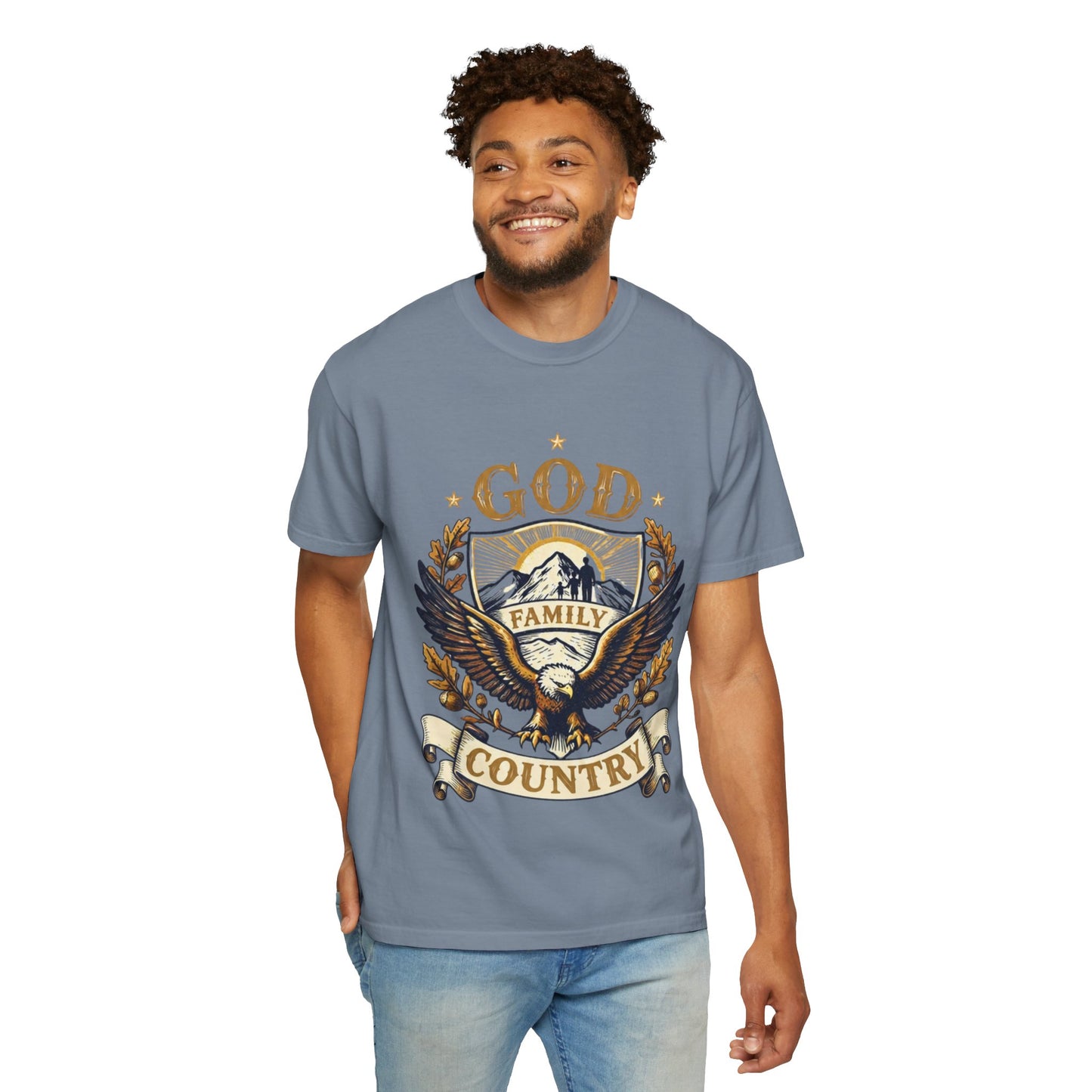 God Family Country Eagle T-Shirt