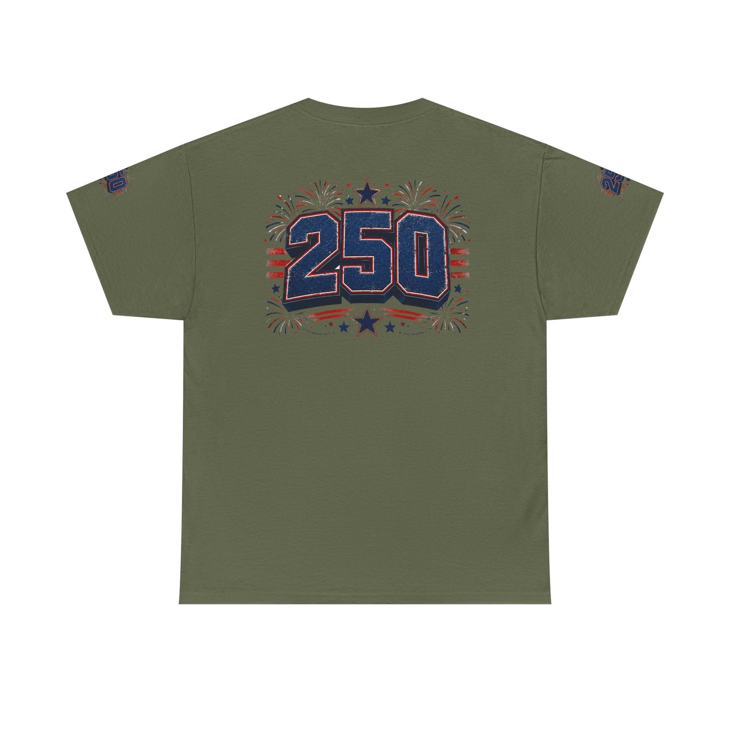 250 Year USA T-Shirt — Patriotic American Anniversary Tee