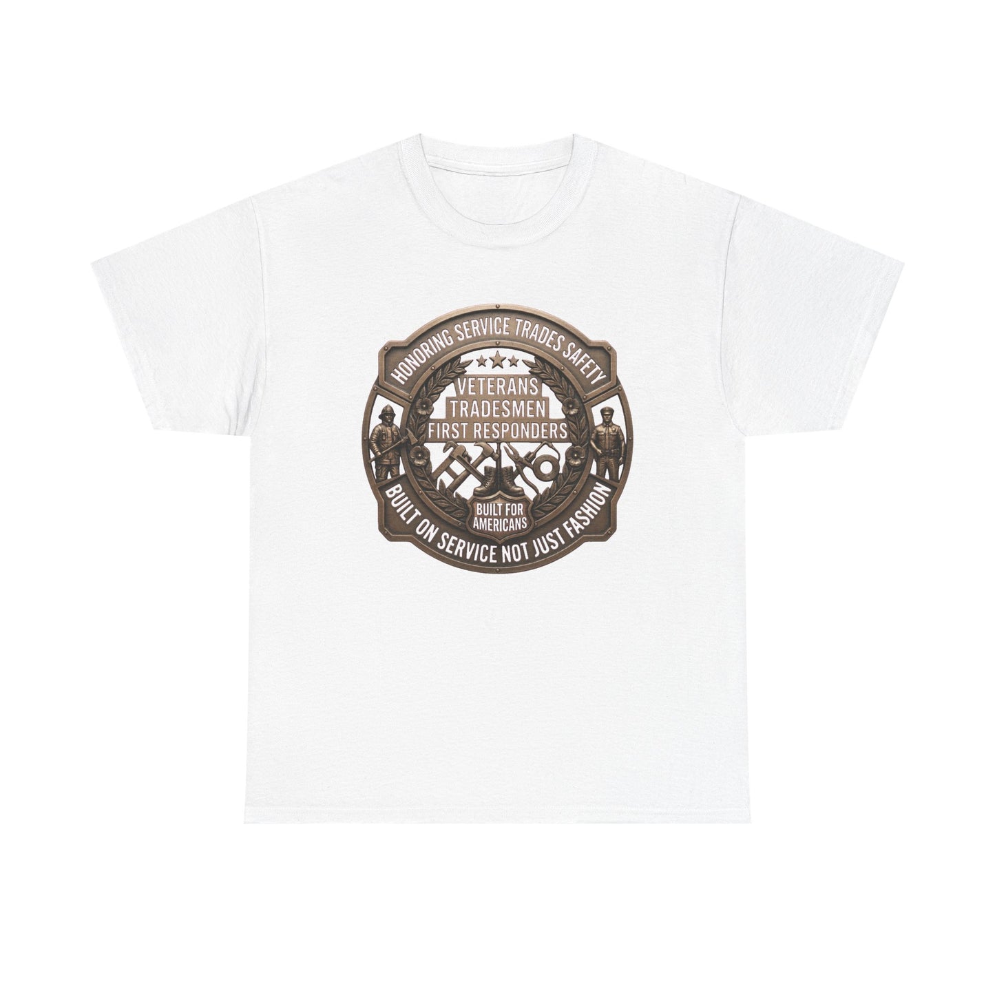 Tradesmen & First Responders T‑Shirt — Veterans "Proud To Serve" Work Crew Tee