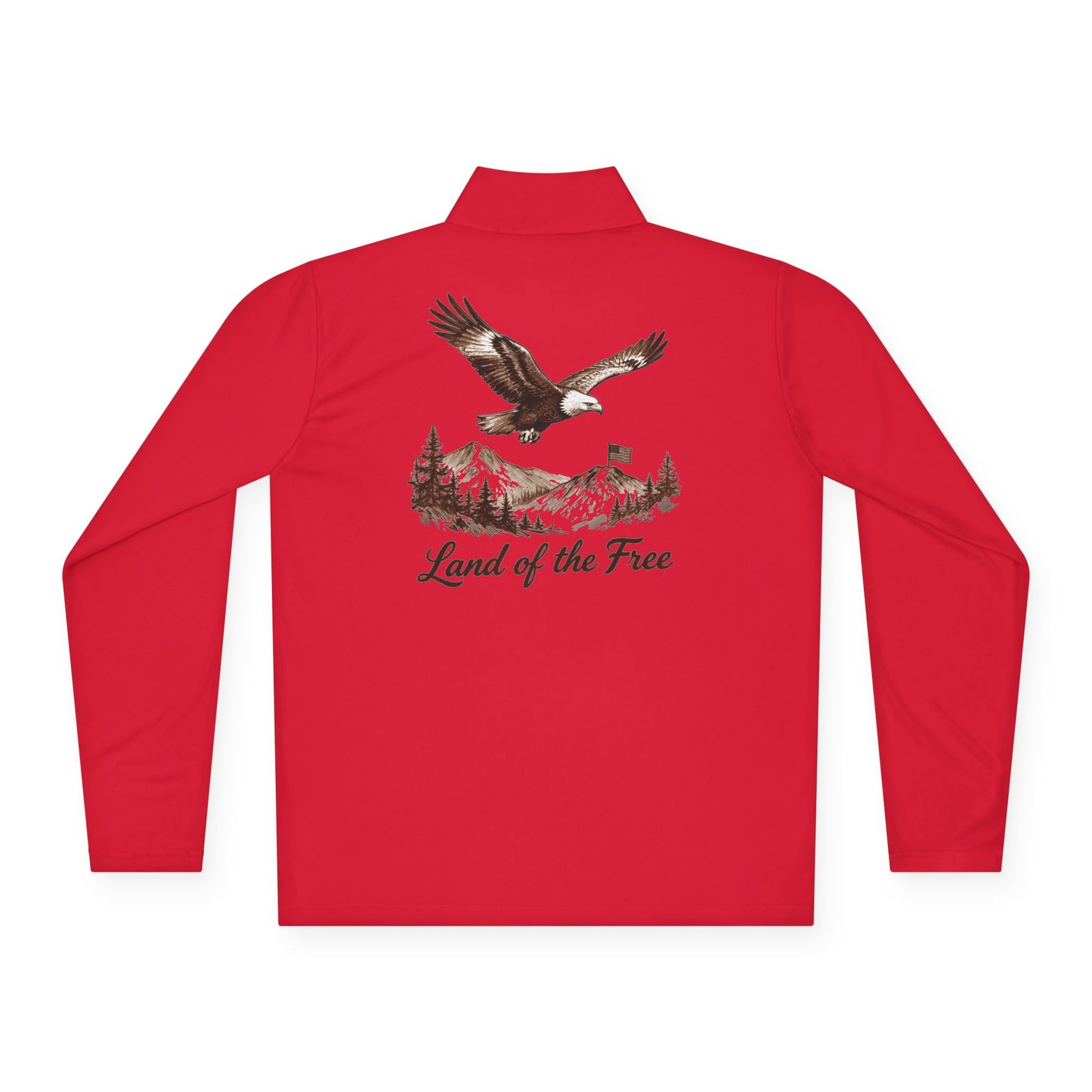 Pullover - 'Land of the Free' Eagle Quarter-Zip Pullover
