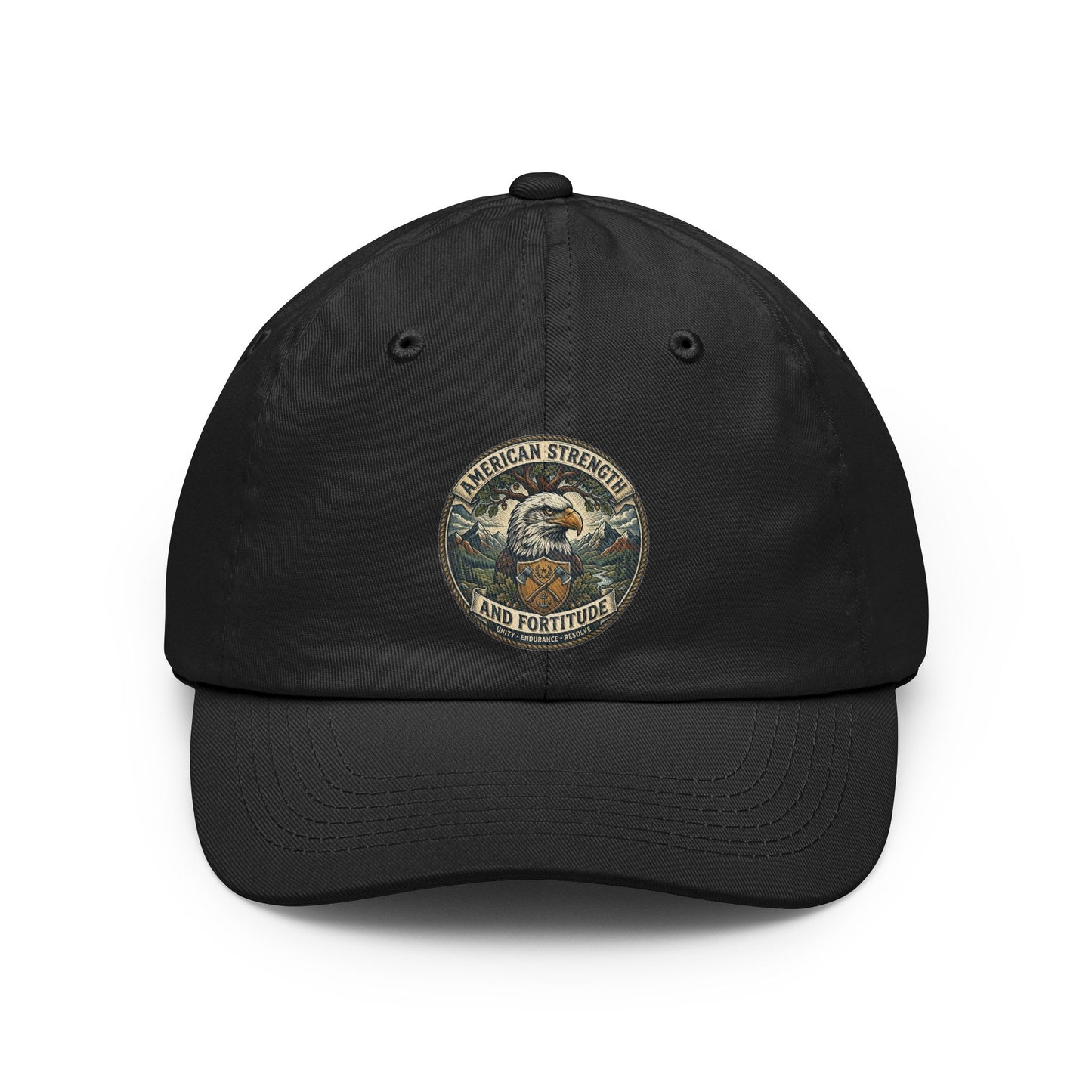 Dad Hat – Vintage American Strength Eagle Patch Cap