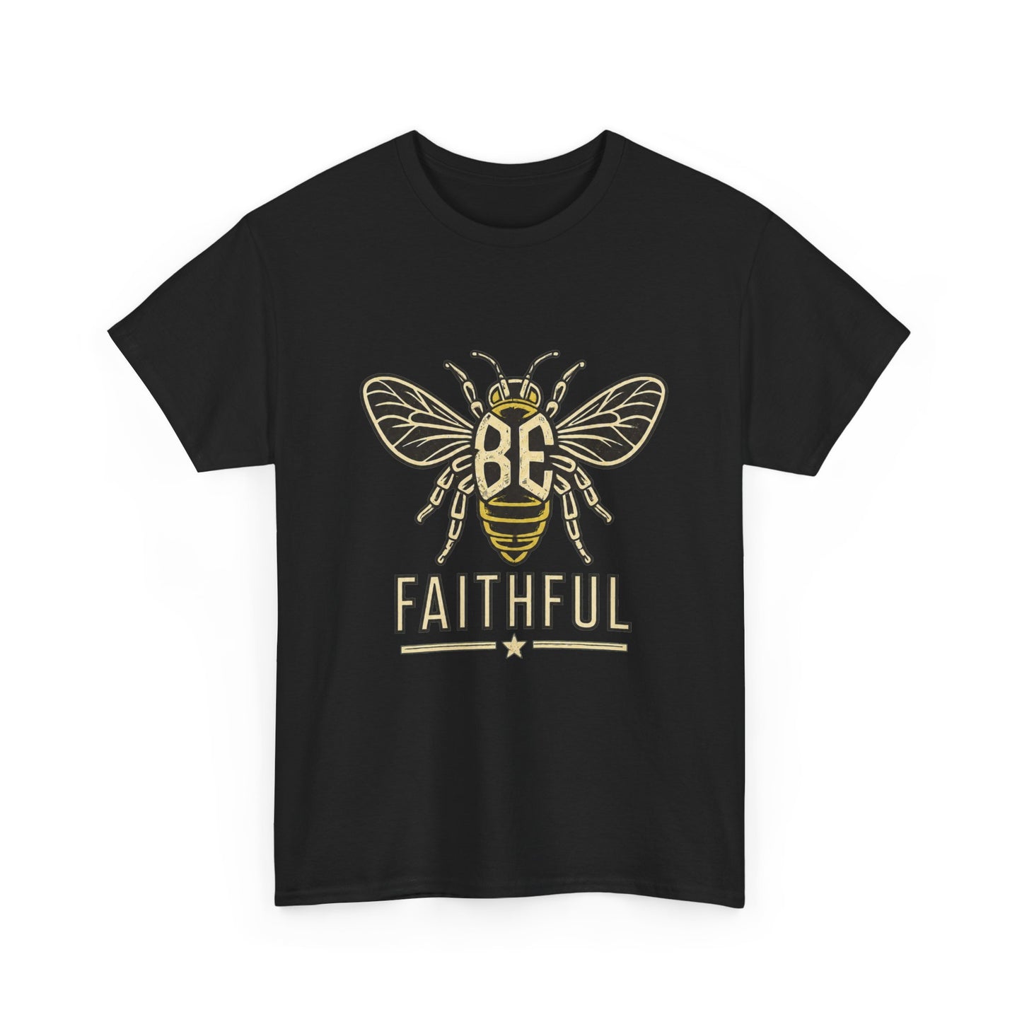 Bee Faithful T-Shirt — Inspirational Bee Graphic Tee