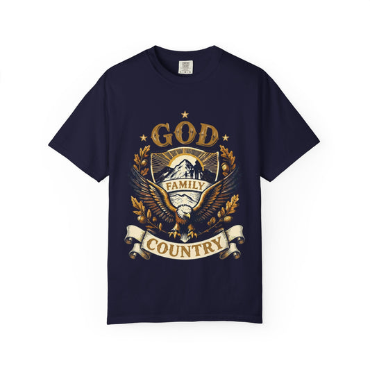 God Family Country Eagle T-Shirt