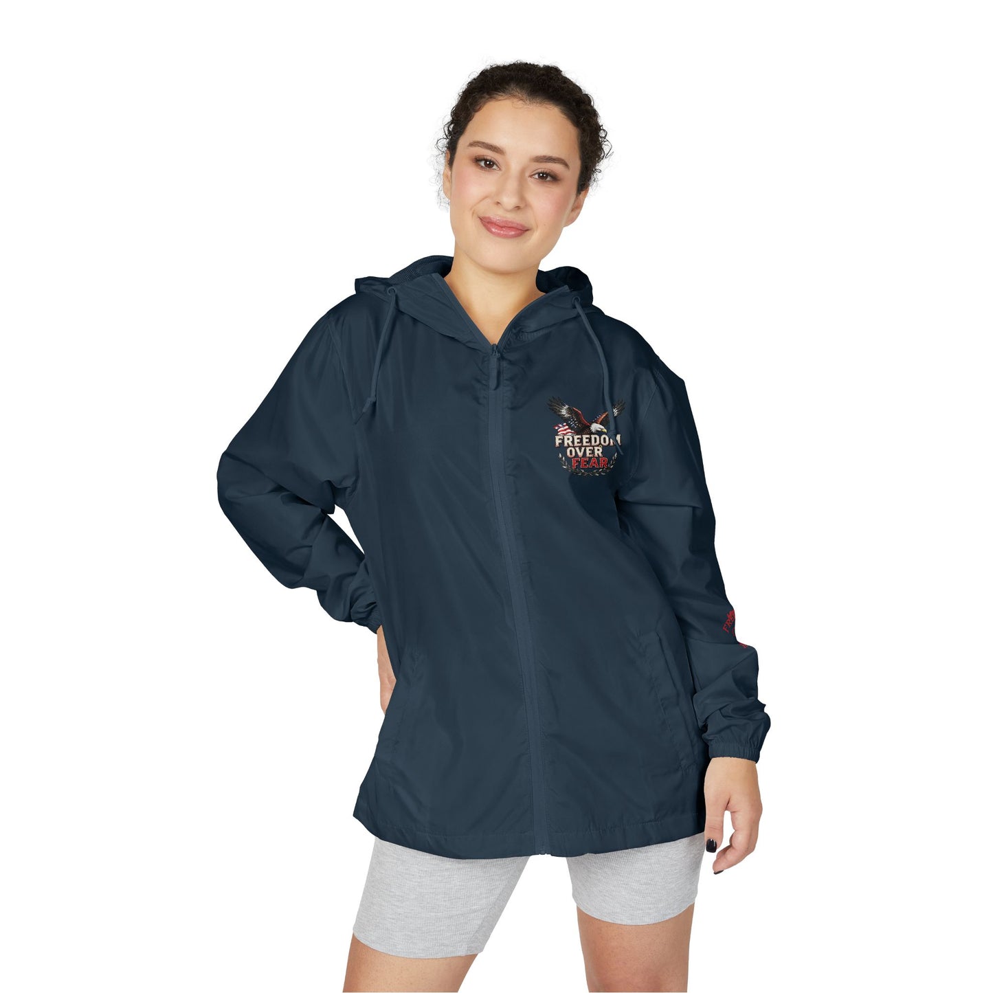 Freedom Over Fear Windbreaker Jacket