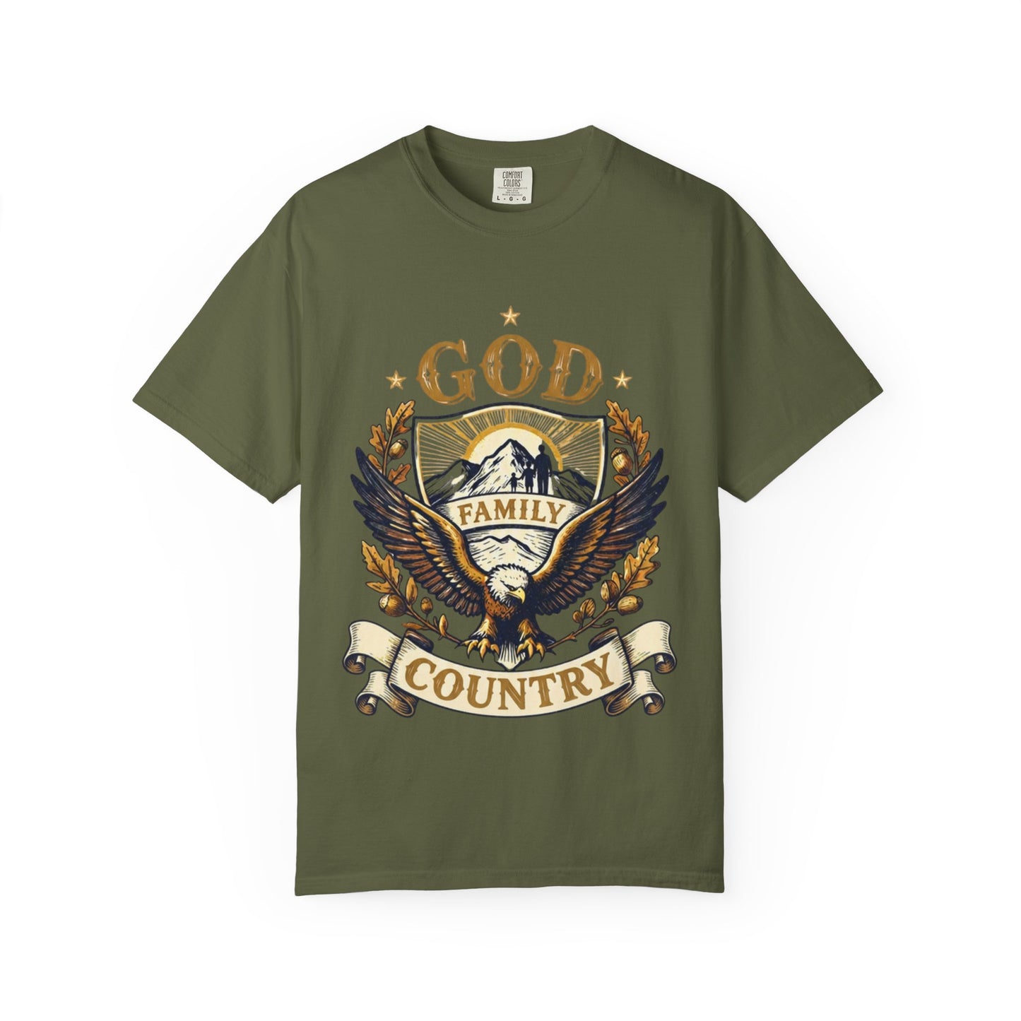 God Family Country Eagle T-Shirt
