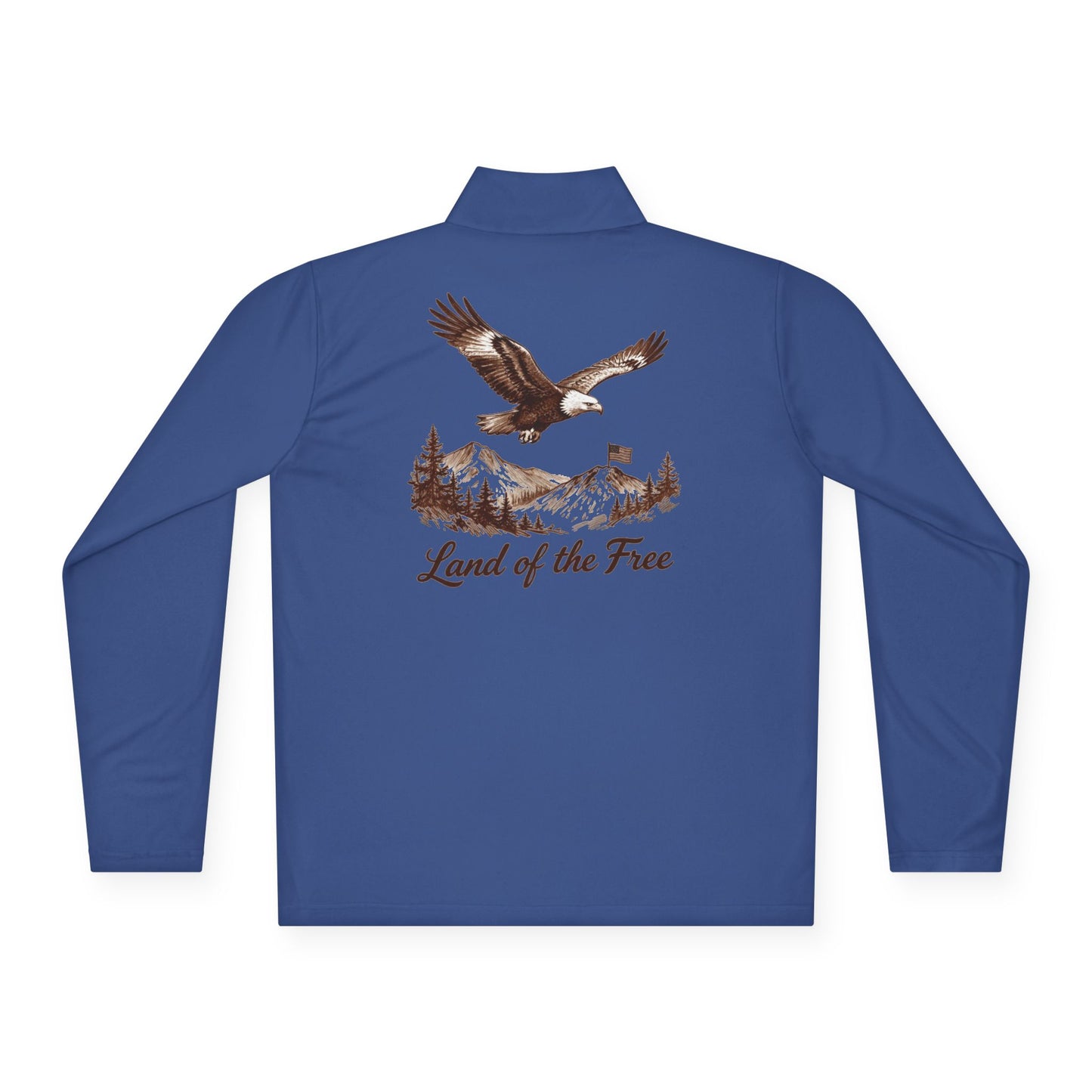 Pullover - 'Land of the Free' Eagle Quarter-Zip Pullover