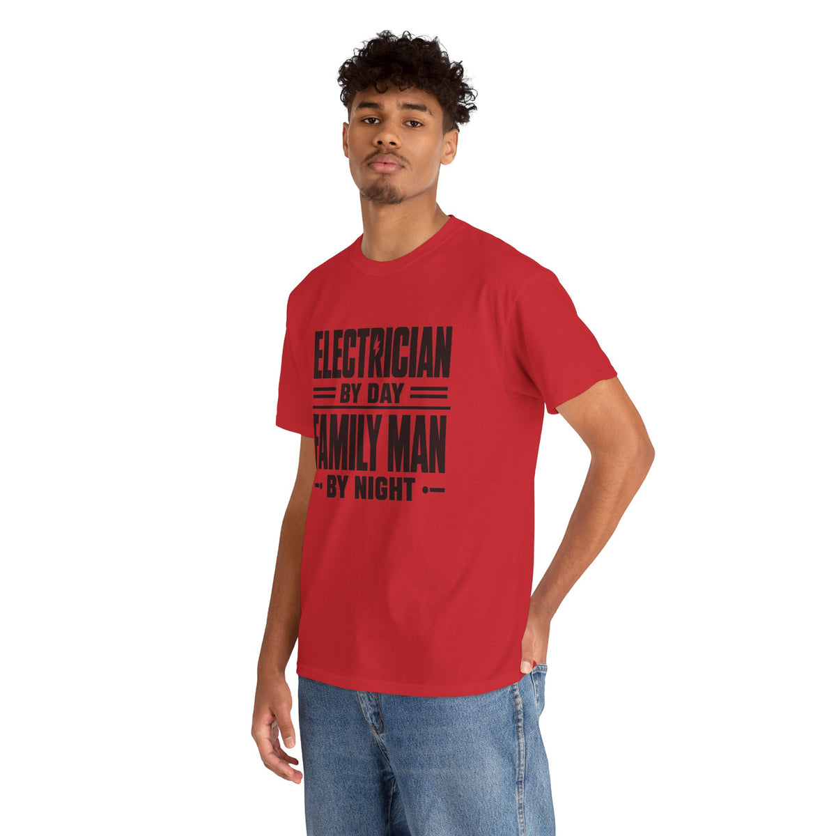 Electrician By Day, Family Man By Night T-Shirt
