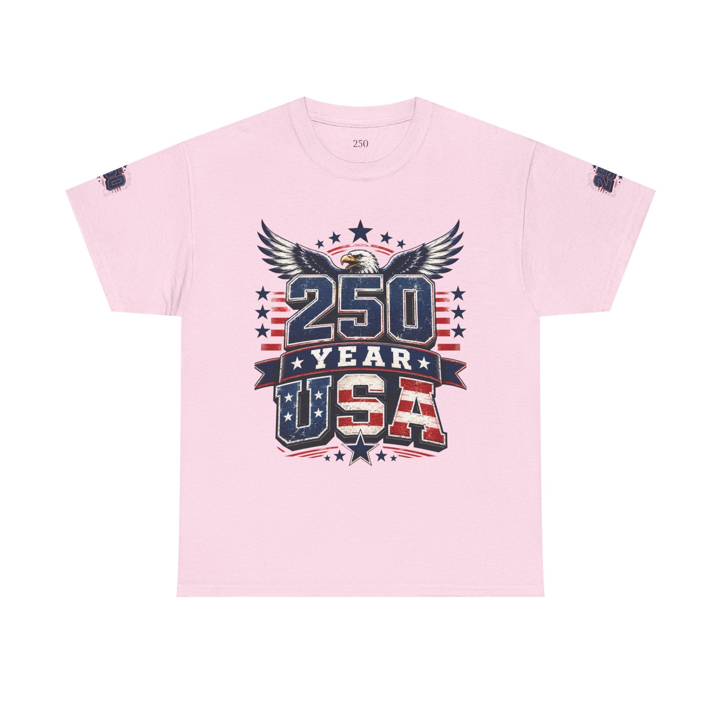 250 Year USA T-Shirt — Patriotic American Anniversary Tee