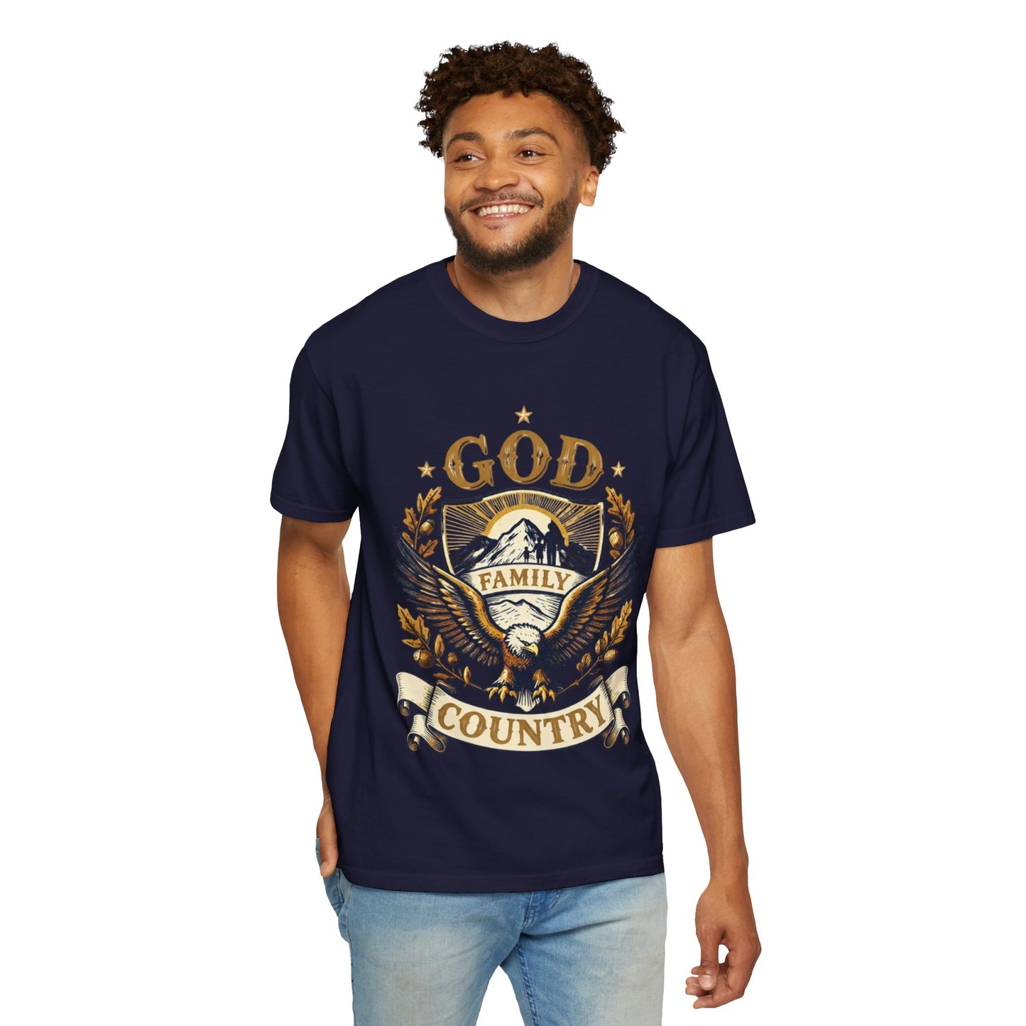 God Family Country Eagle T-Shirt