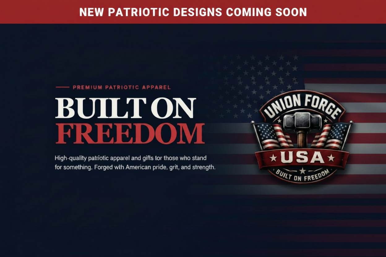 Union Forge USA Banner - Red Strip Lowered